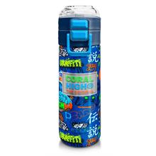 Coral High Erkek Çocuk 500 ml Okul ve Günlük Paslanmaz Çelik Termos - Saks Grafiti Desenli  - Sızdırmaz