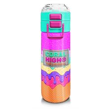 Coral High Kız Çocuk 500 ml Okul ve Günlük Paslanmaz Çelik Termos - Pembe Rengarenk Dondurma Desenli - Sızdırmaz