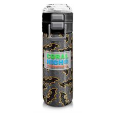 Coral High 500 ml Gri Hardal Yarasa Desenli - Erkek Çocuk Paslanmaz Çelik Okul Termosu/Suluk/Matara