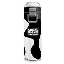 Coral High 500 ml Paslanmaz Çelik Okul Termosu/Suluk/Matara - Erkek Çocuk - Siyah Beyaz Desenli  - Sızdırma Yapmaz