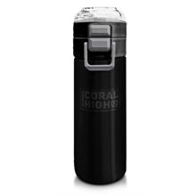 Coral High 500 ml Paslanmaz Çelik Okul Termosu/Suluk/Matara - Erkek Çocuk - Siyah - Sızdırma Yapmaz