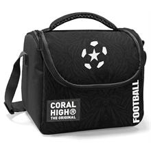 Coral High Erkek Çocuk Beslenme Çantası - Thermo - Siyah Beyaz Futbol