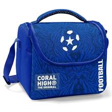 Coral High Beslenme Çantası 22797, Erkek Çocuk, Lacivert Mavi Futbol, Isı Yalıtımlı