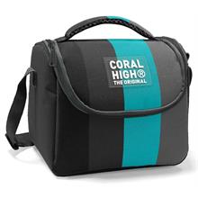 Coral High Erkek Çocuk İlkokul Beslenme Çantası, Siyah Turkuaz Çizgili, Isı Yalıtımlı
