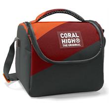 Coral High İlkokul Erkek Çocuk Okul Beslenme Çantası, Turuncu Bordo Gri Renkli, Termoslu (Isı Yalıtımlı)