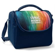 Coral High Thermo Beslenme Çantası - Erkek Çocuk, Lacivert Çok Renkli Çizgi Desenli
