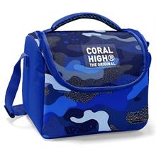 Coral High Erkek Çocuk Termoslu Beslenme Çantası - Mavi Lacivert Kamuflaj, Erkek Çocuk