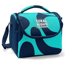 Coral High Beslenme Çantası 22786, Erkek Çocuk, Lacivert Turkuaz Renkli Çizgili, Isı Yalıtımlı