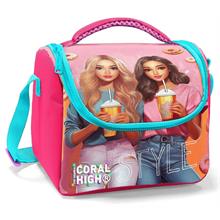 Coral High Kız Çocuk Termoslu Beslenme Çantası - Pembe Kırmızı Fashion Girl, Kız Çocuk