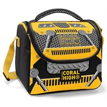 Coral High Erkek Çocuk İlkokul Beslenme Çantası, Siyah Sarı Robot, Isı Yalıtımlı