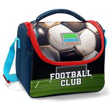Coral High Beslenme Çantası 11795, Erkek Çocuk, Lacivert Yeşil Futbol, Isı Yalıtımlı