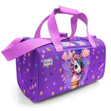 Coral High Kız Çocuk Spor ve Seyahat Çantası - Mor Unicorn Desenli - 27542