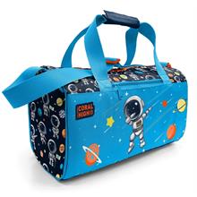Coral High Erkek Çocuk Spor ve Seyahat Çantası - Lacivert Mavi Astronot Desenli - 27538