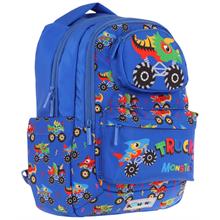 Kaukko Toys Erkek Çocuk 3D Kamyon Şekilli İlkokul ve Günlük Sırt Çantası - Mavi - L5255
