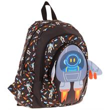 Kaukko Kids Üç Gözlü (Erkek Çocuk) Okul Sırt Çantası (3D Roket Detaylı) - L5264