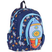 Kaukko Kids Üç Gözlü (Erkek Çocuk) Okul Sırt Çantası (Roket Detaylı) - L5260