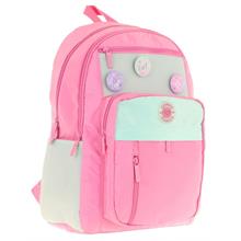 Kauko Holiday Kız Çocuk Altı Bölmeli Rozetli Okul Sırt Çantası - Pembe - K1828