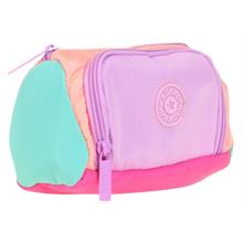 Kaukko Plump İki Bölmeli Pembe Kız Çocuk Kalem Çantası/Kalemlik - K2619