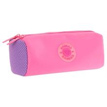Kaukko İki Bölmeli Kız Çocuk Okul Kalem Çantası - Pembe Mor - K2741