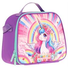 Kaukko Kids Kız Çocuk Isı Yalıtımlı Okul/Piknik Beslenme Çantası (Unicorn) L7249