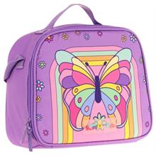 Kaukko Kids Kız Çocuk Isı Yalıtımlı Okul/Piknik Beslenme Çantası (Kelebek) L7248