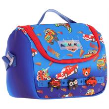 Kaukko Kids Isı Yalıtımlı, Silikon Aksesuarlı Beslenme Çantası - Mavi Kırmızı - Erkek Çocuk - L7258