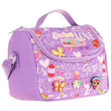 Kaukko Kids Isı Yalıtımlı, Silikon Aksesuarlı Beslenme Çantası - Mor - Kız Çocuk - L7245