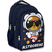 Ümit Çanta 5045 Lacivert Beyaz Üç Gözlü Erkek Çocuk Okul Çantası -Astronot Ayıcık