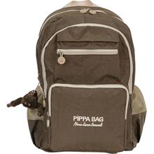 Pippa İlus Dört Gözlü Okul ve Günlük Sırt Çantası (Kahverengi - Kadın ve Erkek - CNT8035-01)
