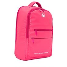 United Colors Of Benetton Kız Çocuk/Kadın Okul, Günlük ve Seyahat Sırt Çantası - Pembe - 20835