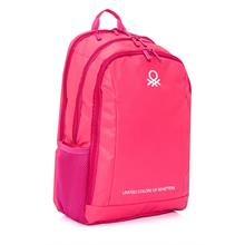 United Colors Of Benetton Kız Çocuk/Kadın Okul, Günlük ve Seyahat Sırt Çantası - Pembe - 20834