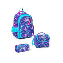 Coral High Kids Lavanta Turkuaz Deniz Temalı 3 lü Okul Çanta Seti SET0114422 - Kız