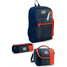 Coral High Kids Renkli Çizgili 3 lü Okul Çanta Seti SET0123782 - Erkek