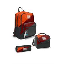 Coral High Koyu Gri Turuncu Bordo Renkli 3 lü Okul Çanta Seti SET0123692 - Erkek