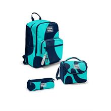 Coral High Lacivert Turkuaz Desenli 3 lü Okul Çanta Seti SET0123686 - Erkek