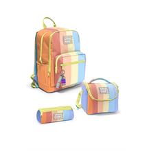 Coral High Renkli Çizgili 3 lü Okul Çanta Seti SET0123680 - Kız