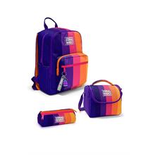 Coral High Renkli Çizgili 3 lü Okul Çanta Seti SET0123674 - Kız