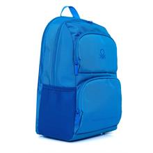 United Colors Of Benetton Unisex Çocuk/Yetişkin Okul Günlük ve Seyahat Sırt Çantası - Mavi - 20952