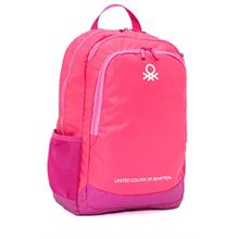 United Colors Of Benetton Kız Çocuk/Kadın Okul, Günlük ve Seyahat Sırt Çantası - Açık Pembe - 20878