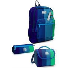 Coral High Kids Renkli Çizgili 3 lü Okul Çanta Seti SET0123781 - Erkek