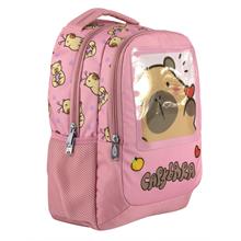 Capybara Kız Çocuk İlkokul Okul Sırt Çantası - Pembe - 5212
