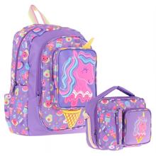 Kaukko Kids Unicorn Detaylı Okul Çantası (L5224) ve Thermo Beslenme Çantası (L7224) Seti - Kız Çocuk