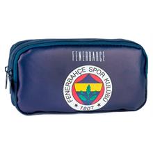 Fenerbahçe Erkek Çocuk Lacivert Renkli Suni Deri Üzerine Arma Baskılı Kalem Çantası - ME25763