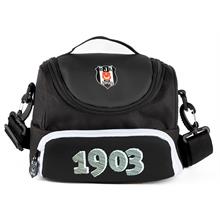 Beşiktaş Lisanslı 1903 Baskılı Erkek Çocuk Okul Beslenme Çantası - 25345 - Siyah