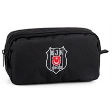 Beşiktaş Lisanslı İli Bölmeli Kanvas Kalem Çantası - 25308