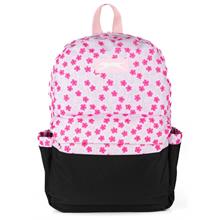 Slazenger Pembe Siyah Çiçek Baskılı Okul ve Günlük Sırt Çantası Kız Çocuk/Kadın