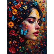 Nova Puzzle 1000 Parça Kelebek ve Çiçeklerin Dansı Puzzle