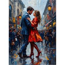 Nova Puzzle 1000 Parça Yağmurlu Bir Aşk Hikayesi Puzzle - Dans Eden Kadın ve Erkek