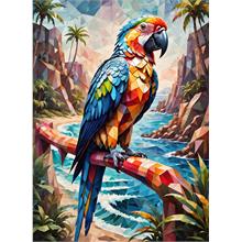 Nova Puzzle 1000 Parça Renkli Papağan Puzzle