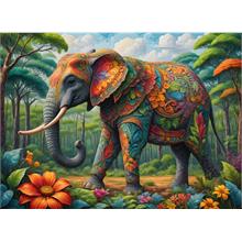 Nova Puzzle 1000 Parça Renkli Fil Puzzle